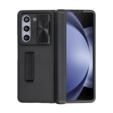 utángyártott HCD2 Samsung Galaxy Z Fold 5 hátlap tok, fekete tok és táska