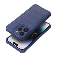utángyártott Heavy Duty Apple iPhone 15 Pro Max ütésálló szilikon tok, kék tok és táska