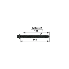utángyártott Hengerfejcsavar Lamborghini - M14 x 2, hossz 141 mm autóalkatrész