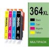  Utángyártott HP No.364XL multipack - 4db nagy kapacitású, prémium, teljesen új tintapatron