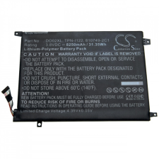 utángyártott HP TPN-I121, TPN-I122 helyettesítő laptop akkumulátor (3.8V, 8250mAh / 31.35Wh, Fekete) - Utángyártott hp notebook akkumulátor