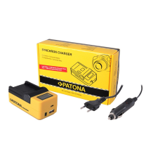 utángyártott Kodak LB070, LB-070 akkumulátor töltő szett LCD kijelzővel - Utángyártott digitális fényképező akkumulátor töltő