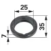 utángyártott Lehúzó New Holland - 25 x 35 x 7 mm
