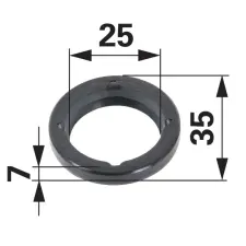 utángyártott Lehúzó New Holland - 25 x 35 x 7 mm autóalkatrész