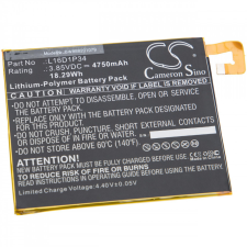 utángyártott Lenovo ZA2B0009US készülékhez tablet akkumulátor (3.85V, 4750mAh / 18.29Wh) - Utángyártott tablet akkumulátor