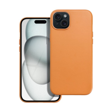 utángyártott Magsafe műbőr tok Apple iPhone 15 Plus , narancs tok és táska