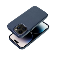 utángyártott Magsafe műbőr tok Apple iPhone 15 Pro , indigo kék tok és táska