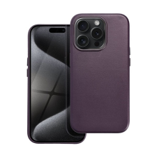 utángyártott Magsafe műbőr tok Apple iPhone 15 Pro , lila tok és táska