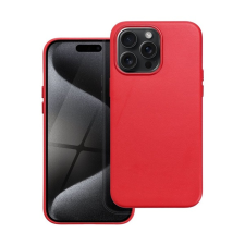 utángyártott Magsafe műbőr tok Apple iPhone 15 Pro Max , piros tok és táska