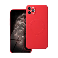 utángyártott Magsafe szilikon tok Apple iPhone 11 Pro Max, piros tok és táska