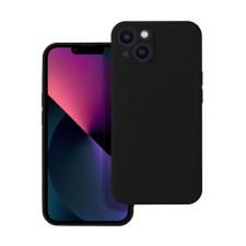 utángyártott Magsafe szilikon tok Apple iPhone 13, fekete tok és táska