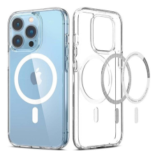 utángyártott Magsafe szilikon tok Apple iPhone 15 Plus, átlátszó (5903396226946) tok és táska
