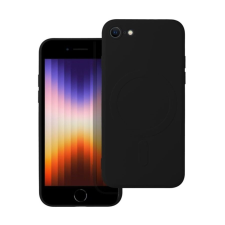 utángyártott Magsafe szilikon tok Apple iPhone SE 2022/SE 2020/8/7, fekete tok és táska