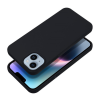 utángyártott Matt Apple iPhone 16 szilikon tok, fekete