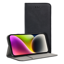 utángyártott Motorola Edge 60 Fusion Smart Magneto flip tok, fekete tok és táska