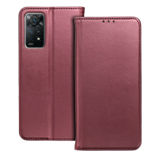 utángyártott Motorola G35 5G Smart Magneto flip tok, burgundi tok és táska
