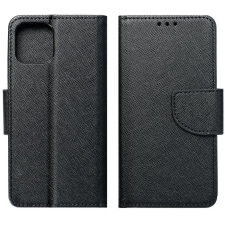 utángyártott Motorola Moto E22 / E22i, Oldalra nyíló tok, stand, Fancy Book, fekete tok és táska