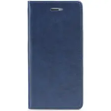 utángyártott Motorola Moto G73 5G, Oldalra nyíló tok, stand, Magnet Book, sötétkék tok és táska