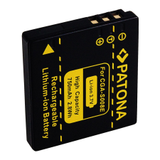 utángyártott Panasonic CGA-S008E/1B, DMW-BCE10 akkumulátor - 750mAh (3.7V) - Utángyártott digitális fényképező akkumulátor