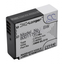 utángyártott Panasonic Lumix DMC-ZS110 készülékhez kamera akkumulátor (7.4V, 1050mAh / 7.77Wh, Lithium-Ion) - Utángyártott panasonic videókamera akkumulátor
