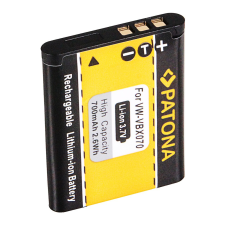 utángyártott Pentax Optio P80, RS1000 akkumulátor - 700mAh (3.7V) - Utángyártott digitális fényképező akkumulátor