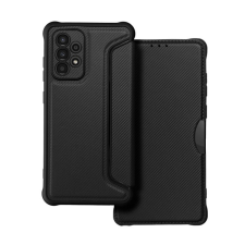 utángyártott Razor book Samsung Galaxy A53 5G flip tok, fekete tok és táska