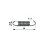 utángyártott Rugó kuplungpedálhoz New Holland 84561533 - 15,7 x 22,3 mm