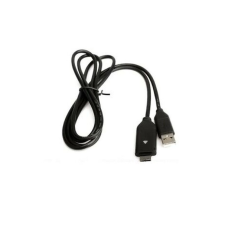 utángyártott Samsung Digimax ES55 készülékhez adatkábel (USB (Apa), Eszköz Specifikus, 150cm, Fekete) - Utángyártott kábel és adapter