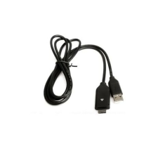 utángyártott Samsung Digimax ES75 készülékhez adatkábel (USB (Apa), Eszköz Specifikus, 150cm, Fekete) - Utángyártott kábel és adapter