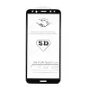 utángyártott Samsung Galaxy A32 4G SM-A325F, Kijelzővédő fólia, ütésálló fólia (az íves részre is!), Tempered Glass (edzett üveg), fekete