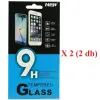 utángyártott Samsung Galaxy A35 5G SM-A356B, 2db Kijelzővédő fólia, ütésálló fólia (az íves részre NEM hajlik rá!), Tempered Glass (edzett üveg), Clear