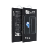 utángyártott Samsung Galaxy A56 5D Full Glue tempered glass kijelzővédő üvegfólia, fekete