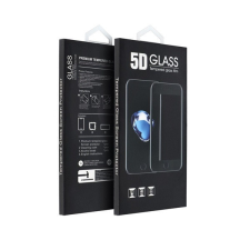 utángyártott Samsung Galaxy A56 5D Full Glue tempered glass kijelzővédő üvegfólia, fekete mobiltelefon kellék