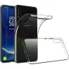 utángyártott Samsung Galaxy S21 Ultra 5G SM-G998, Szilikon tok, ultravékony, átlátszó
