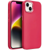 utángyártott Samsung Galaxy S23 Ultra SM-S918, Szilikon tok, közepesen ütésálló, fémhatású kamera keret, Frame Case, magenta