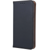 utángyártott Samsung Galaxy S24 FE SM-S721, Oldalra nyíló tok, valódi bőrtok, stand, Smart Pro, fekete