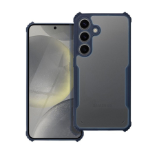 utángyártott Samsung Galaxy S24 Plus ütésálló tok erősített peremmel, tengerészkék tok és táska