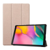 utángyártott Samsung Galaxy Tab S9 FE Plus (12.4) SM-X610 / X616B, mappa tok, Trifold, arany