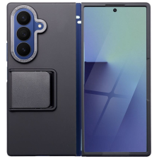 utángyártott Samsung Galaxy Z Fold 7 hátlap tok kitámasztóval, fekete tok és táska