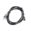utángyártott Samsung NX5, S1050, S1060 USB adatkábel Casio Exilim Fujifilm Finepix Nikon fényképezőgépekhez (fekete) - Utángyártott