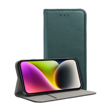 utángyártott Samsung S24 Smart Magneto flip tok, sötét zöld tok és táska