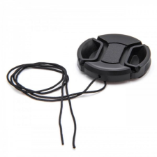 utángyártott Sony DCR-DVD310, DCR-DVD403, DCR-DVD404 készülékekhez fényképezőgép lencsesapka (Fekete) - Utángyártott lencsevédő sapka