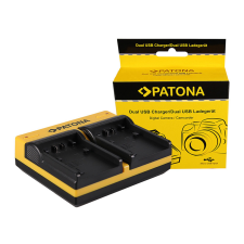 utángyártott Sony Handycam DVD410E, DVD505E, DVD506E készülékekhez fényképezőgép dual akkumulátor töltő - Utángyártott digitális fényképező akkumulátor töltő