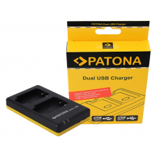 utángyártott Sony NP-BX1, NPBX1 Dual akkumulátor töltő USB-C kábellel - Utángyártott digitális fényképező akkumulátor töltő