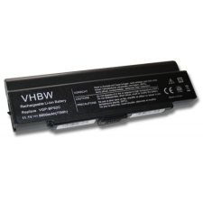 utángyártott Sony Vaio VGN-AR80PS, VGN-AR80S Laptop akkumulátor - 6600mAh (11.1V Fekete) - Utángyártott sony notebook akkumulátor