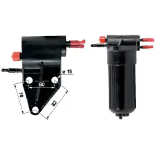 utángyártott Üzemanyag-szivattyú Massey Ferguson ULPK0038 - 12 V autóalkatrész
