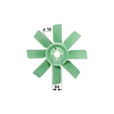 utángyártott Ventilátorlapát John Deere AT26373 - 40 x 405 mm autóalkatrész