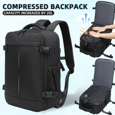  Utazó Hátizsák- Vákuumos -Fekete- 40 X 25 X 20 CM hátizsák