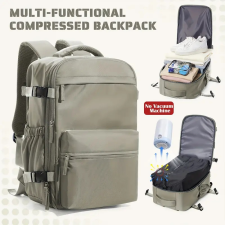  Utazó Hátizsák- Vákuumos -Taupe- 40 X 25 X 20 cm hátizsák