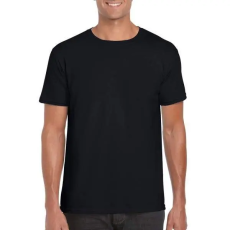 UTT GILDAN GI6400 SOFTSTYLE® FELNŐTT PÓLÓ FEKETE 153gr/m2 -3XL